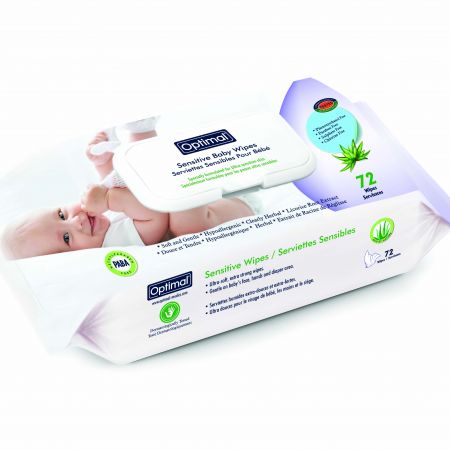 Optimal Wipes Serviettes With Cover 72pcs