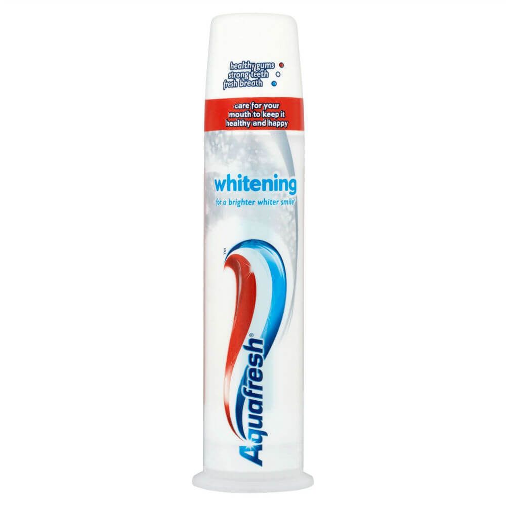 Aquafresh Whitening Toothpaste Pump 100ml