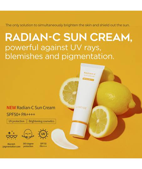 Radian-C Sun Cream Spf 50+ Pa++++ - 50 mL