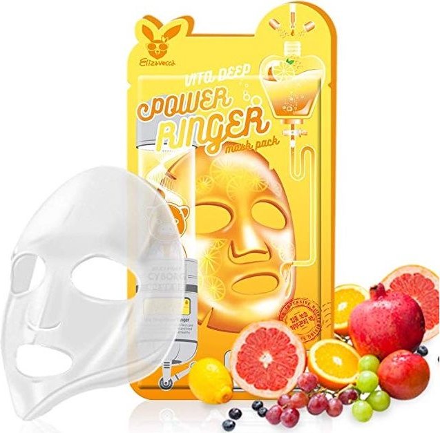 Elizavecca Facial Sheet Mask with Vitamins Vita Deep Power Ringer Mask