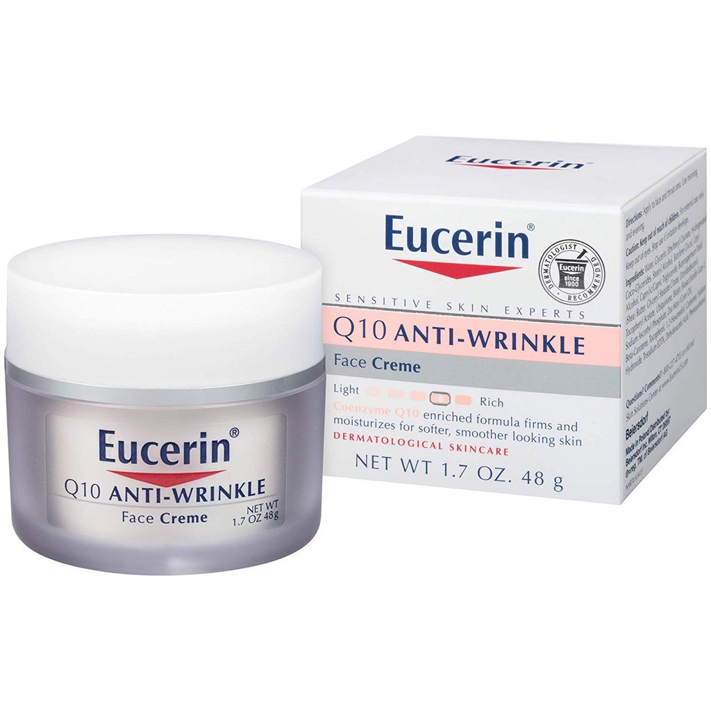 Eucerin, Q10 Anti-Wrinkle Face Creme, 1.7 oz (48 g)