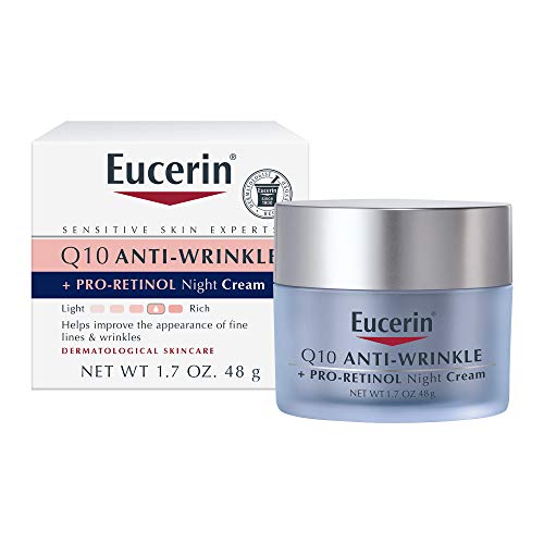 EUCERIN Q10 ANTI-WRINKLE NIGHT FACE CREAM + PRO-RETINOL - FOR SENSITIVE SKIN