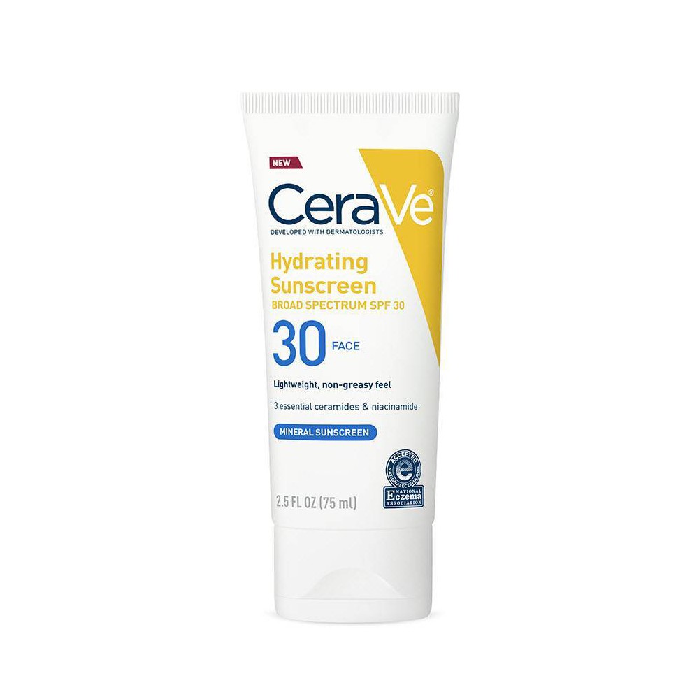 CeraVe Mineral Sunscreen Lotion for Face - SPF 30- 2.5oz