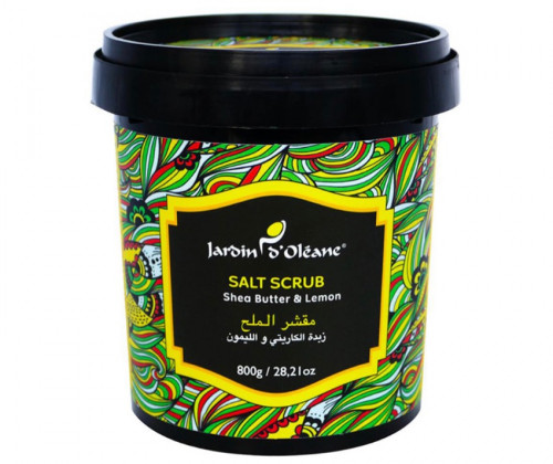 Garden Olean Salt Scrub with Karite Butter and Lemon 800gm