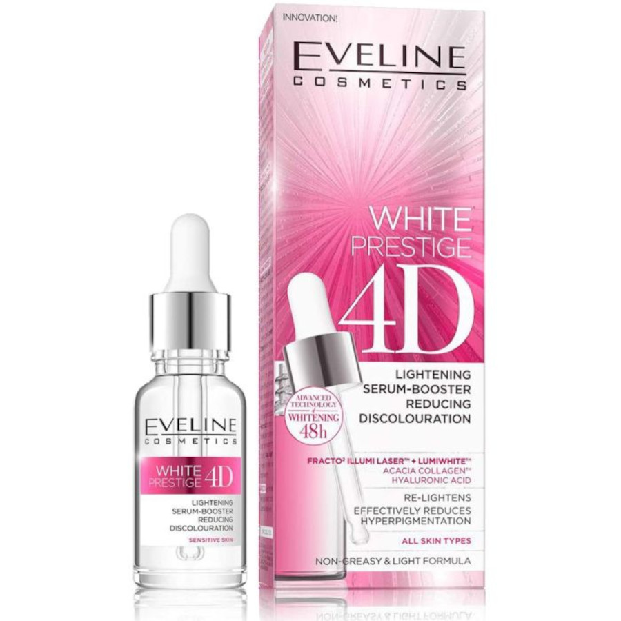 Eveline White Prestige 4D Serum Lightening and Reducing Pigmentation 18 ml