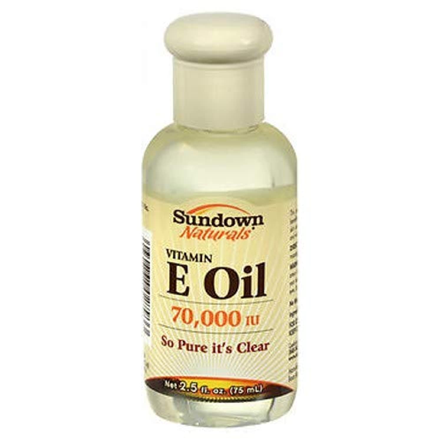 Sundown Pure Vitamin E Oil, 70,000 Iu For Skin - 2.5 Oz