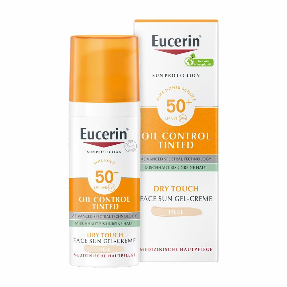 EUCERIN Sun Oil Control tinted cream SPF 50+ light