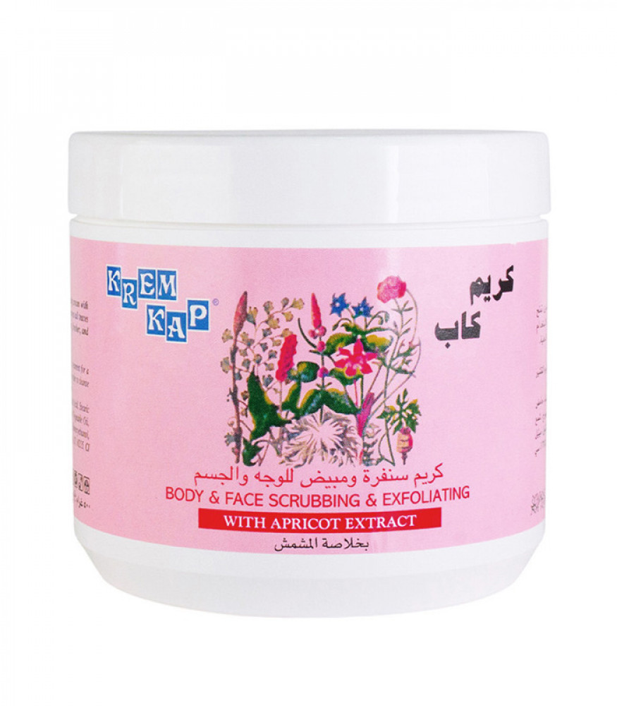 Krem Kap Scrubbing and whitening cream for the face and body with apricot extract 500 g