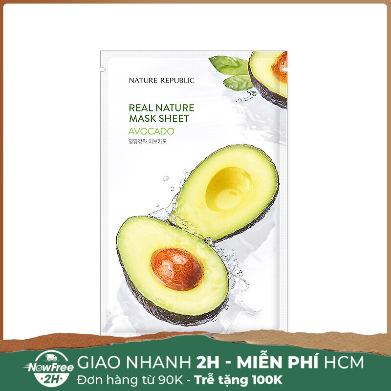 Nature Republic Real Nature Avocado Mask Sheet 23ml