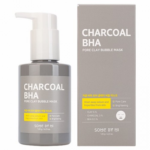 Some By Mi, BHA au charbon, Masque de beauté moussant et désincrustant à l'argile, 120 g