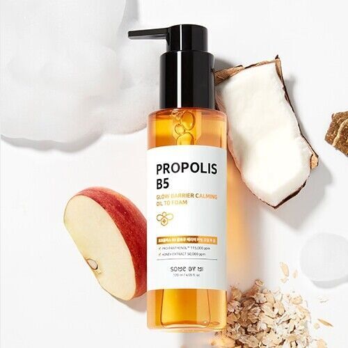 SOMEBYMI PROPOLIS B5 GLOW BARRIER CALMING OIL TO FOAM 120ML