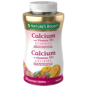 Nature’s Bounty Calcium with Vitamin D3 Adult Gummies 120 Gummies