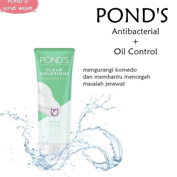 PONDS CLEAR SOLUTION FACIAL SCRUB 100G