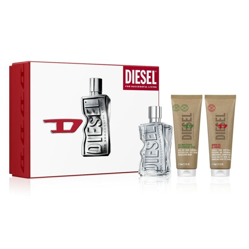 Unisex' Perfume Set Diesel D by Diesel 3 Pieces 100ML EDT