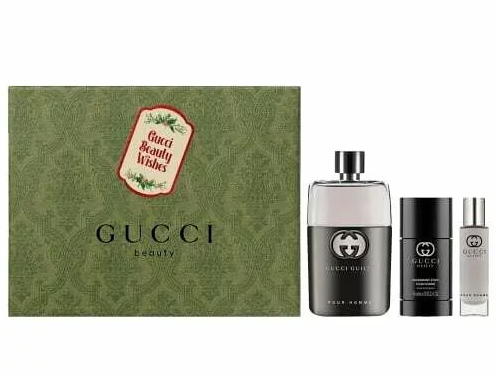 Gucci Guilty Pour Homme Gift Box Set (EDT 90ml+15ml ; Deo-stick 75ml) Gucci