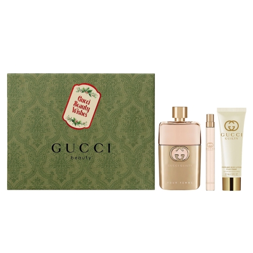 Trendy | Gucci Guilty Pour Femme Set: EdP + Travel Spray + Body Lotion  90+10+50 ml