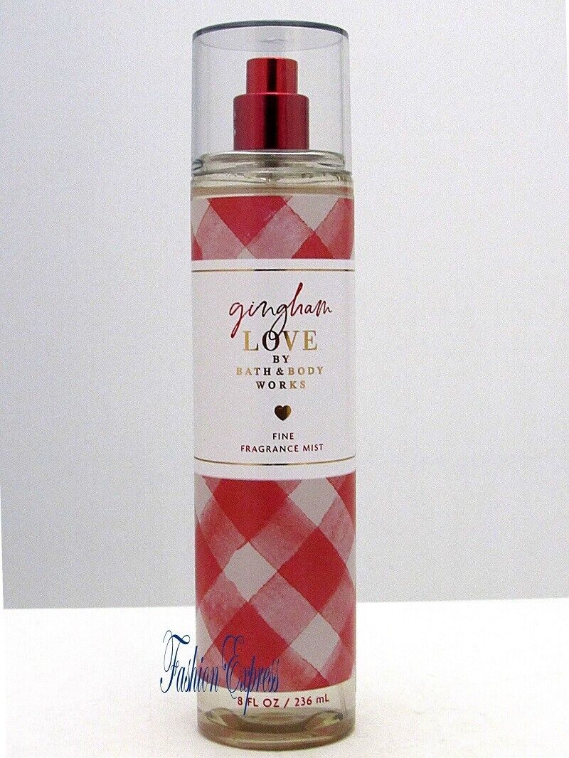 BATH & BODY WORKS GINGHAM LOVE FRAGRANCE BODY MIST SPRAY 8 FL OZ