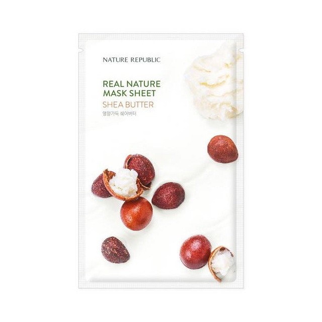 NATURE REPUBLIC REAL NATURE SHEA BUTTER MASK SHEET