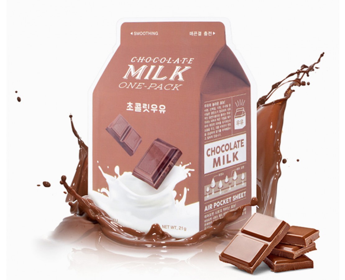 milk mask with cocoa extract Chocolate Milk One-Pack, Apieu 21 g