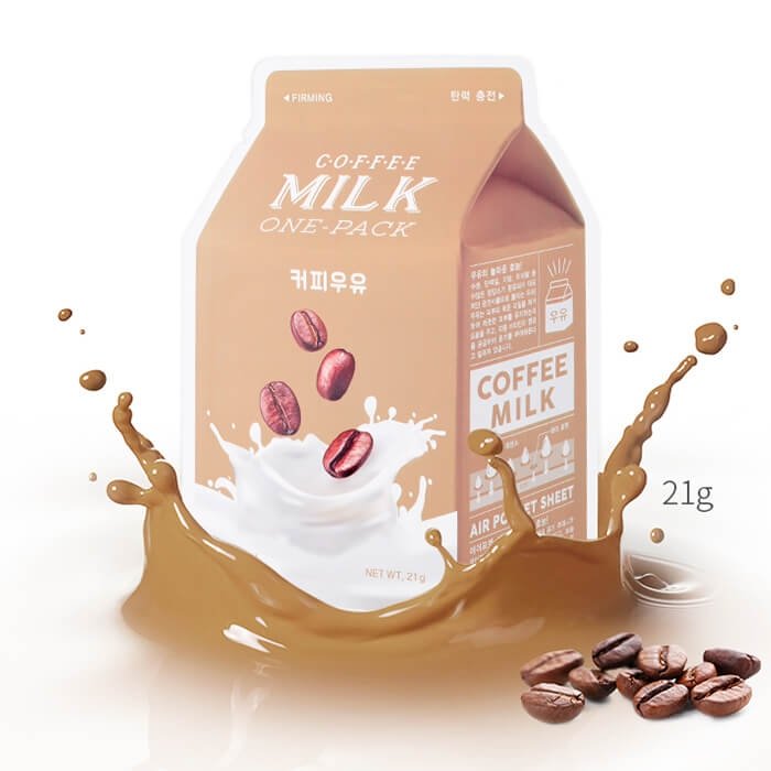 Face Sheet Mask (Apieu Milk One Pack Coffee / 1Pc)