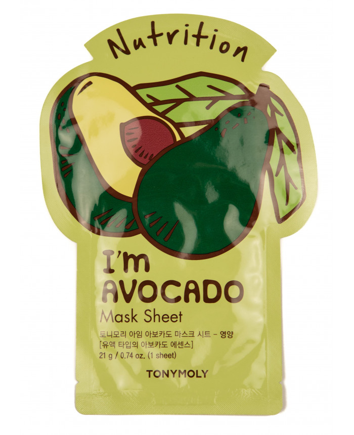 TONYMOLY I'm Avocado Nutrition Mask Sheet 21 g