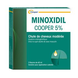 Minoxidil 5 Pourcent Cooper 3x60ml