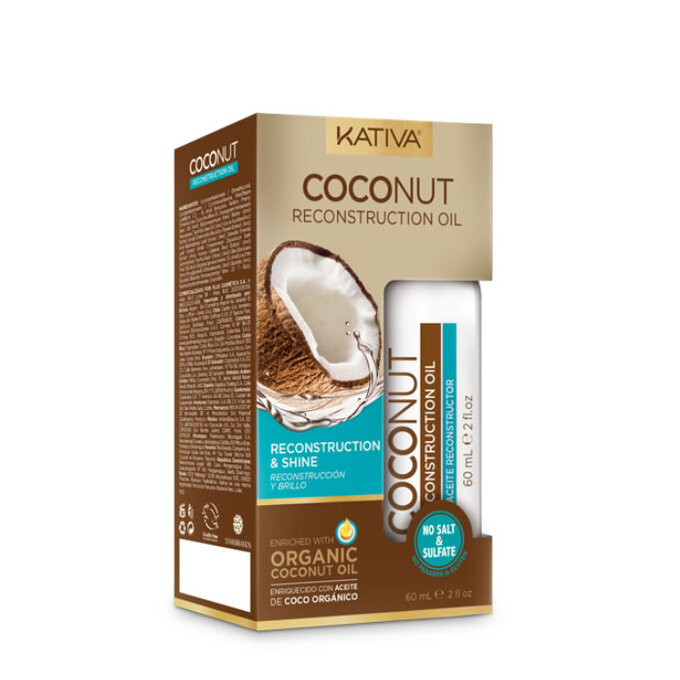 Kativa COCONUT Reconstruction oil 60ml / 2oz ( whit Organic oil )