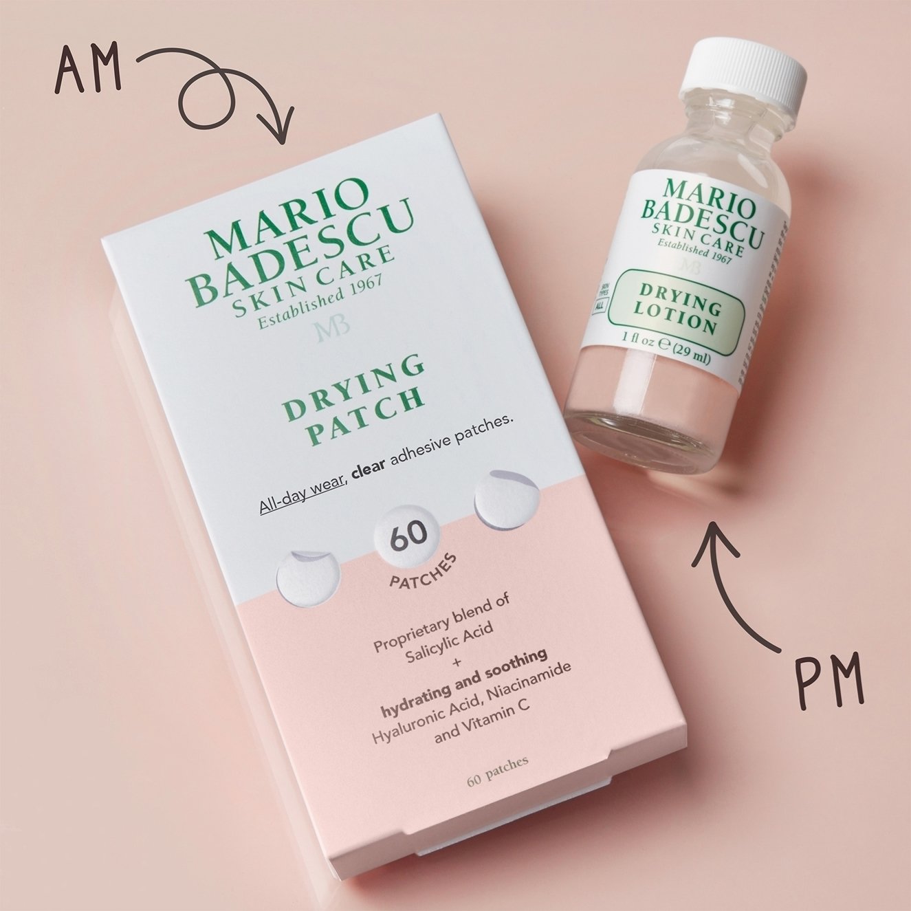 Mario Badescu  The Anti Blemish Drying Duo- Day and Night Solution