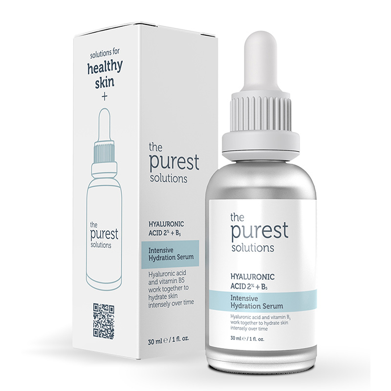 The Purest Solutions Hyaluronic Acid %2 + B5 Intensive Hydration Serum 30 ml