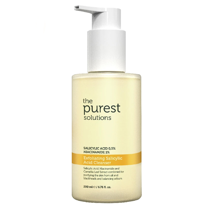 The Purest Solutions Exfoliating Salicylic Acid Cleanser 0,5% Salicylic Acid, 1%Niacinamide 200 ml