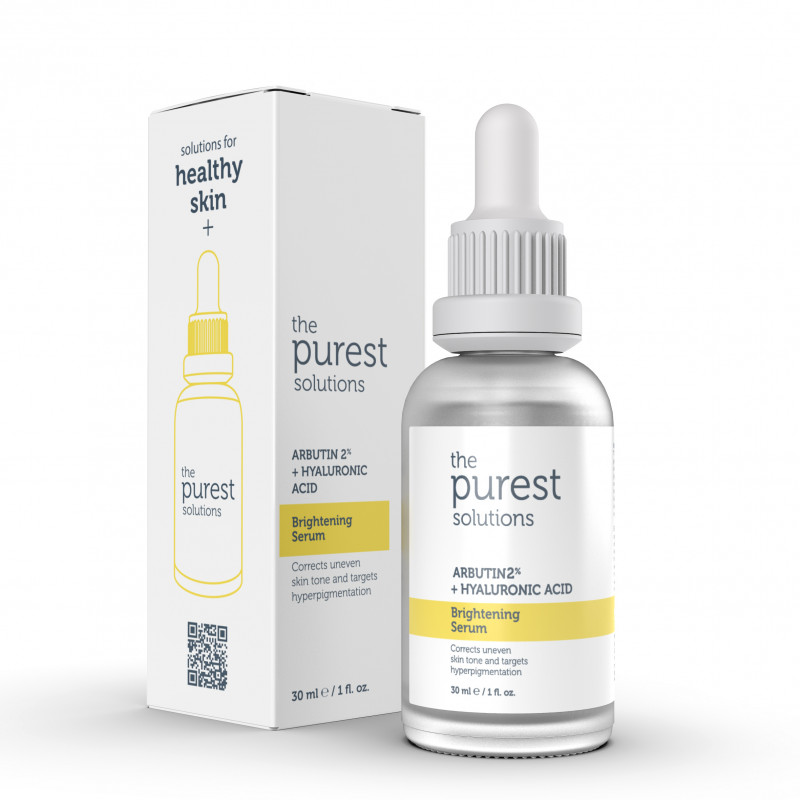 The Purest Solutions Arbutin 2% + Hyaluronic Acid Brightening Serum 30 ml