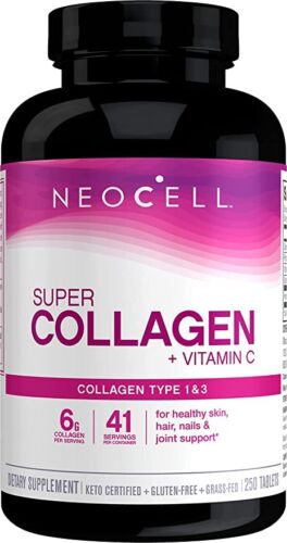 Neocell - Super Collagen + C, Type 1 & 3, 250 Tablets