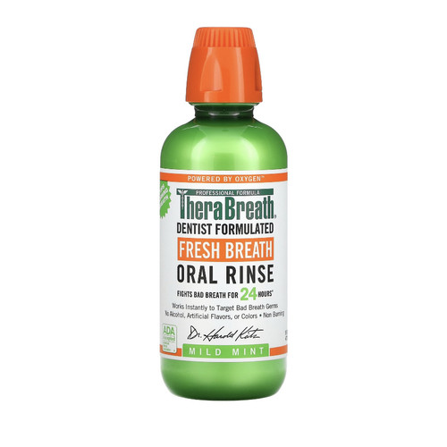 TheraBreath Fresh Breath Oral Rinse Mild Mint 88ml