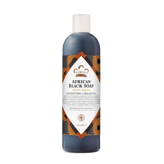 AFRICAN BLACK SOAP BODY WASH 384ml