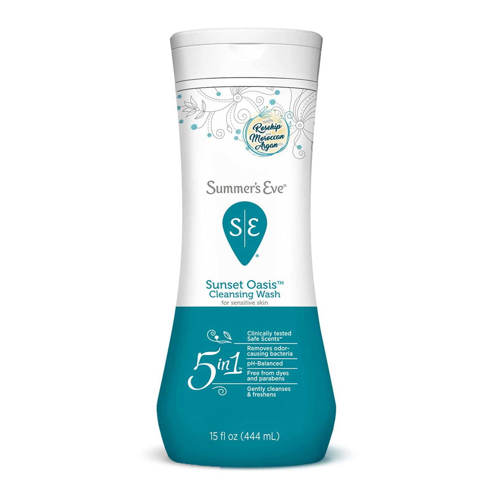 Summer's Eve Cleansing Wash, Sunset Oasis, 444ml