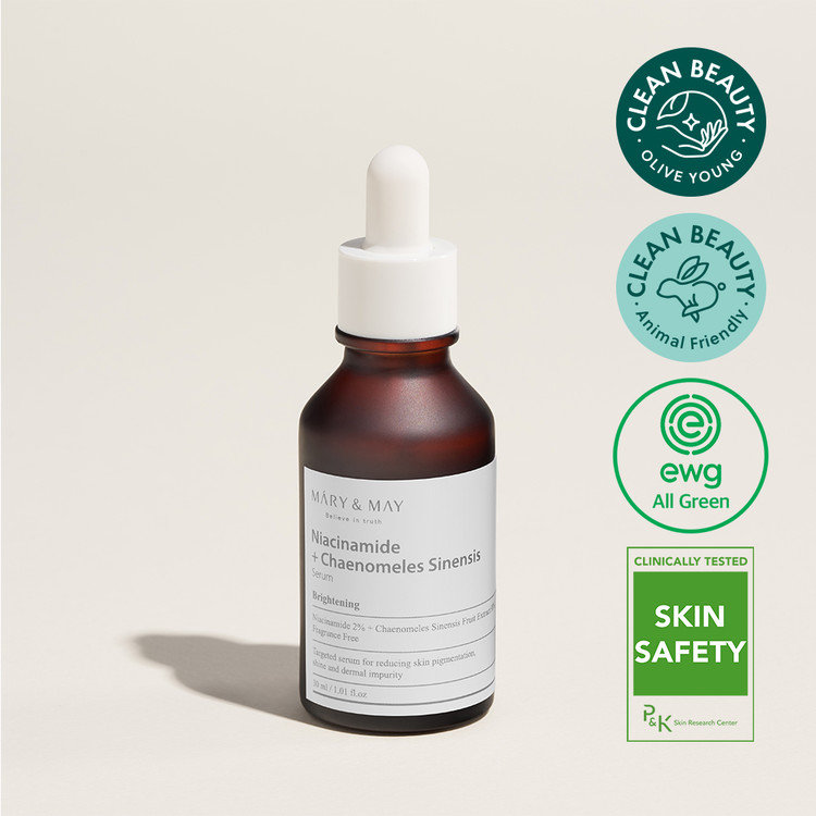 MARY & MAY - Niacinamide + Chaenomeles Sinensis Serum, 30ml