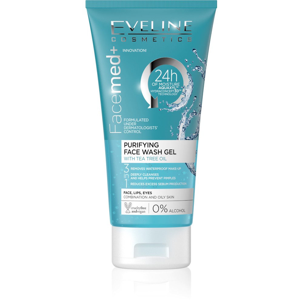 EVELINE Gel Face Wash Tea Tree Oil 150ml