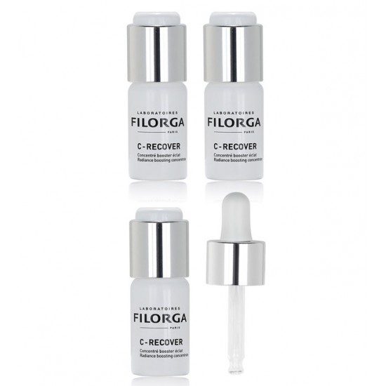 FILORGA C-Recover Concentré Antifatigue Éclat 3 Flacons de 10 ml