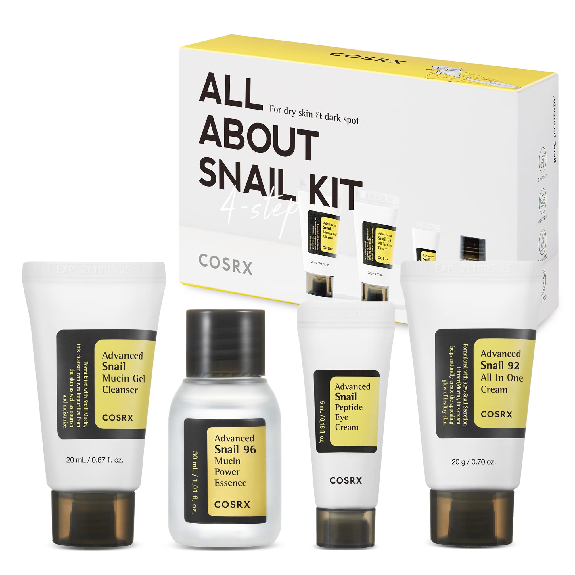 COSRX - All About Snail Trial Kit 4 pcs