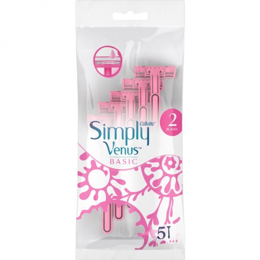 Gillette Simply Venus Basic 2 blades 5pcs