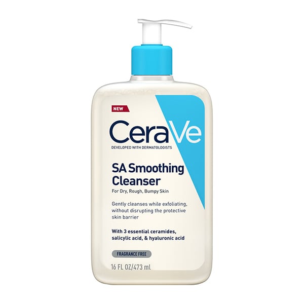 CeraVe SA Smoothing Cleanser for Dry, Rough & Bumpy Skin, 473ml