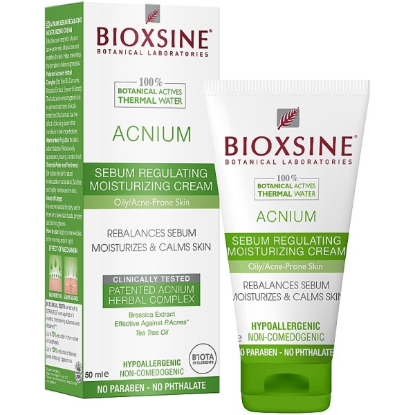 Bioxsine Acnium Sebum Regulating Moisturizing Cream 50ml