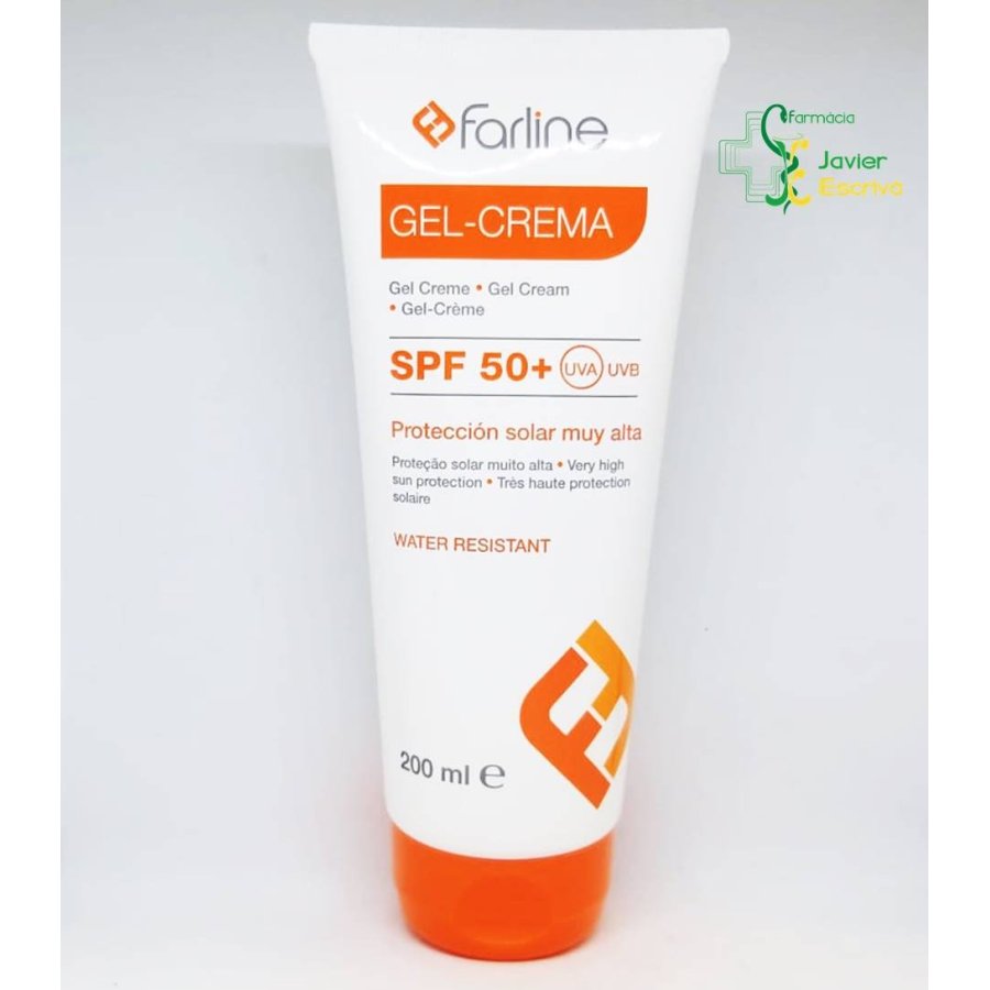 Farline gel crème solaire spf 50+ (200 ml)