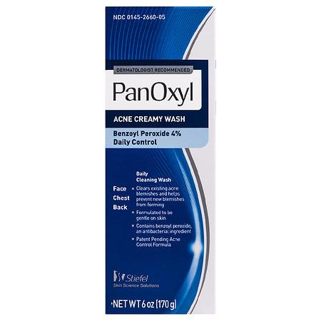 Panoxyl Acne Creamy Wash 4% Benzoyl Peroxide 170g