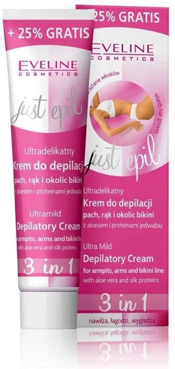 Eveline Ultra Mild 3 In 1 Depilatory Cream 125ml