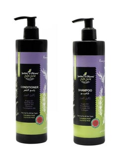 JARDIN D OLEANE Rosemary Set Contains Of Shampoo Conditioner Purple 760ml