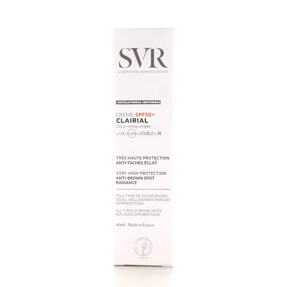 SVR Clairial crème solaire SPF 50+