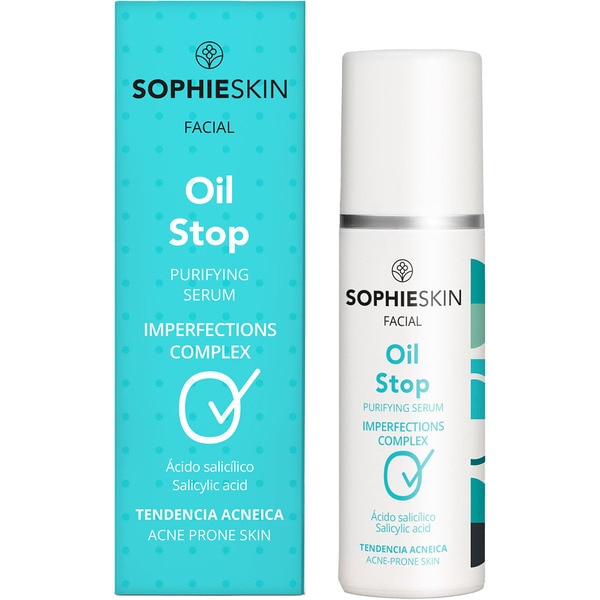 SOPHIESKIN Oil Stop sérum visage purifiant à l'acide salicylique, dosage 30 ml pour peaux à tendance acnéique