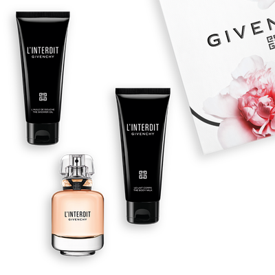 GIVENCHY L´INTERDIT COFRE BODY LOTION 75ML + SHOWER GEL 75ML 80ML