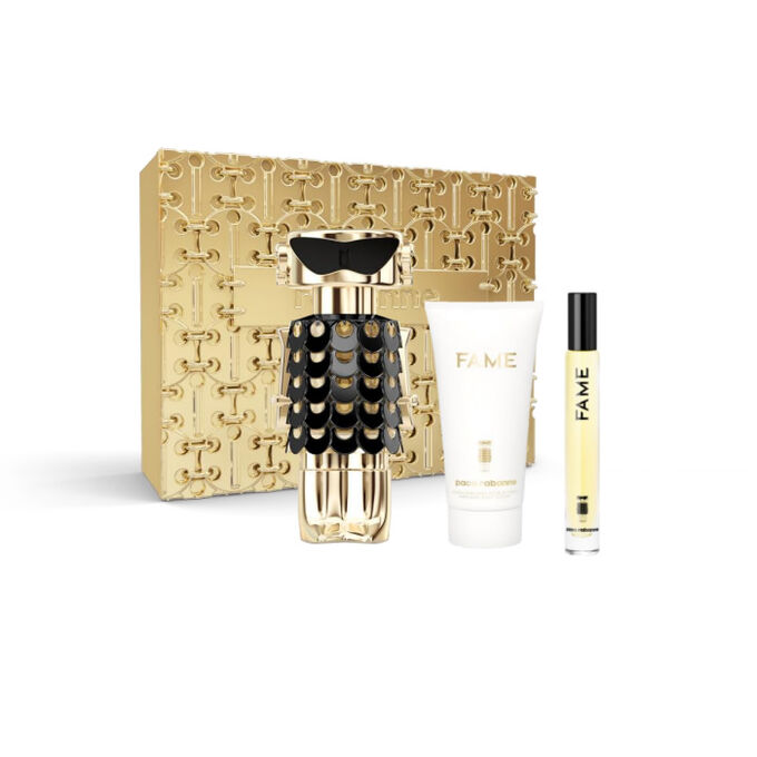 Paco Rabanne Fame Parfum Spray 80ml Coffret 3 Produits Christmas